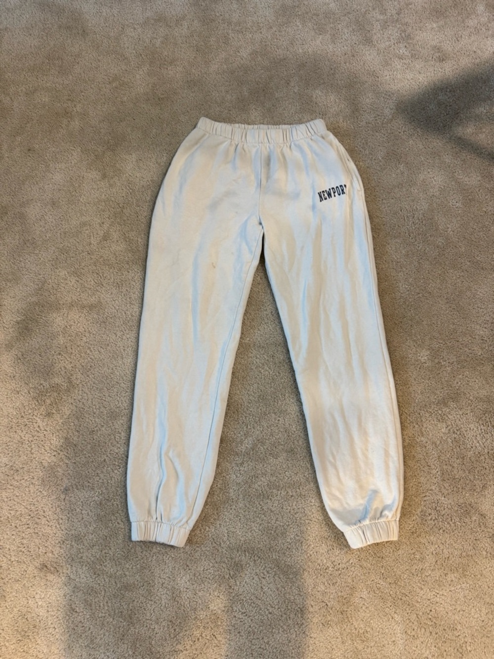 John Galt Newport Cream Sweatpants